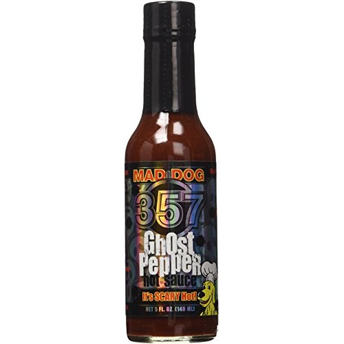 Mad Dog 357 Ghost Pepper Hot Sauce, 5Oz