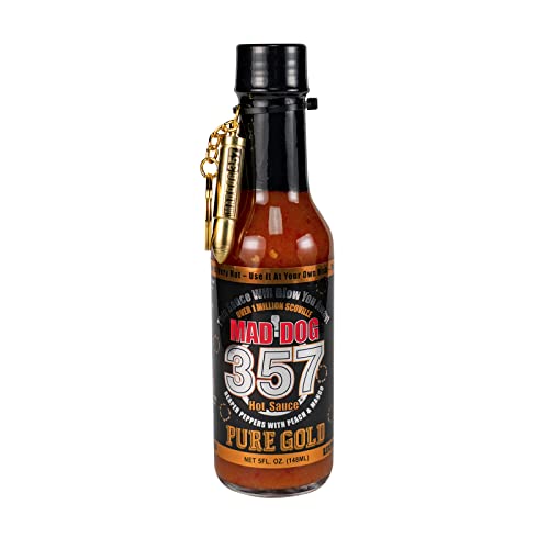 Mad Dog 357 Pure Gold Edition Hot Sauce| Over 1 Million Scoville...