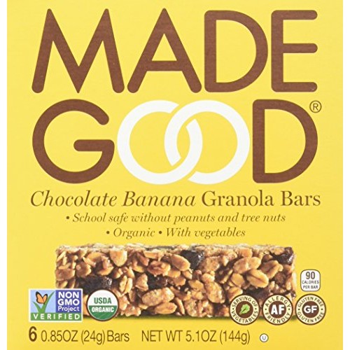 Made Good Granola Bar Chocolate Banana,0.85 Oz , 6 Count Pack O