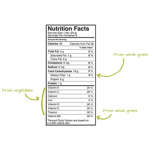 MadeGood Chocolate Chip Granola Bars, 6 Healthy Snack Bars, 0.85...