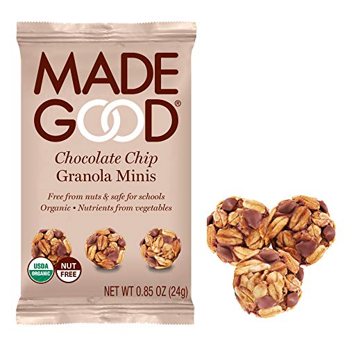 Madegood Chocolate Chip Granola Minis, 6 Boxes 24 Ct, .85 Oz;