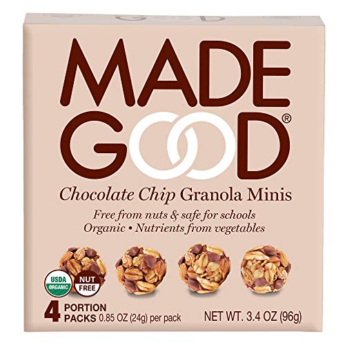 Madegood Chocolate Chip Granola Minis, 6 Boxes 24 Ct, .85 Oz;