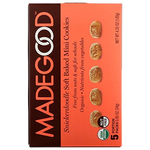 Madegood, Cookies Soft Baked Mini Snickerdoodle Organic, 4.25 Ounce