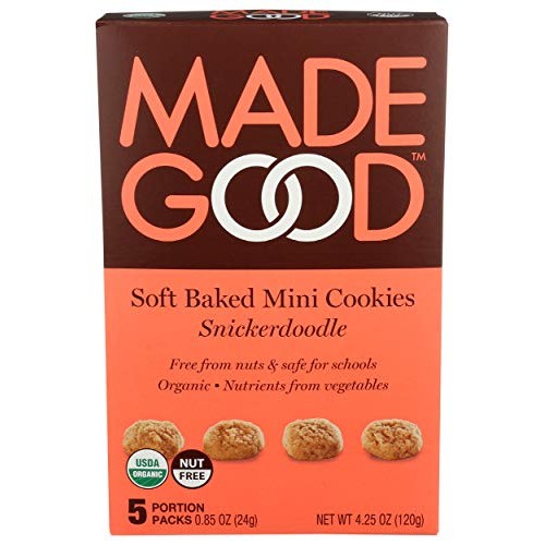 Madegood, Cookies Soft Baked Mini Snickerdoodle Organic, 4.25 Ounce