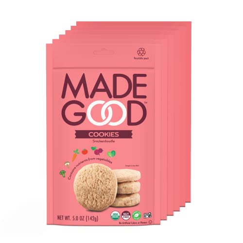 MadeGood Snickerdoodle Crunchy Cookies, gluten-free Cookies - 6 ...