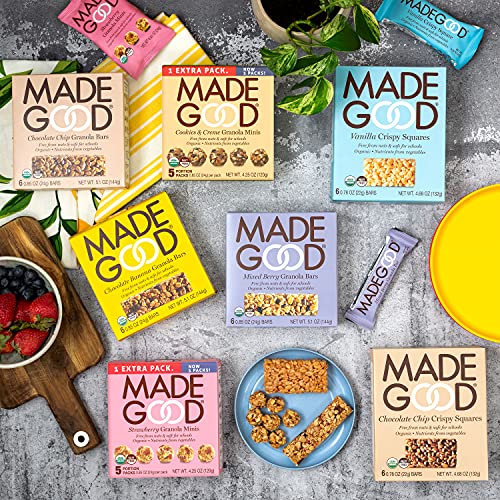 Madegood Healthy Snacks Variety Pack - 7 Box Mix Of Granola Bars