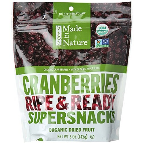 Made In Nature, Organic Cranberries, 5 Oz