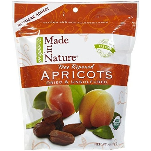 Made In Nature Organic Dried &Amp; Unsulfured Apricots, 6 Oz