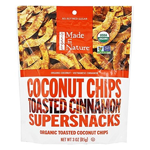 Made In Nature Coconut Chips Toasted Cinnamon, 3 Oz