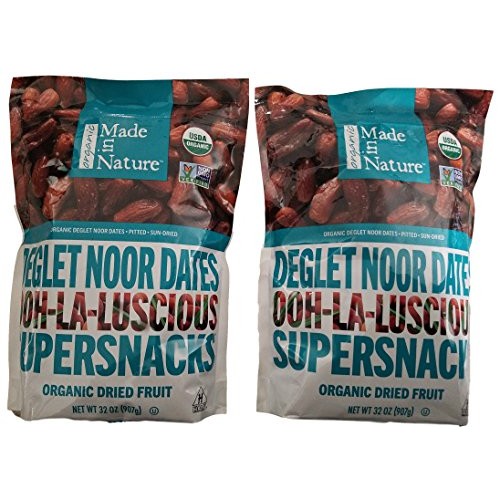 Made In Nature Organic Sun-Dried Deglet Noor Dates 32 Oz New Pac