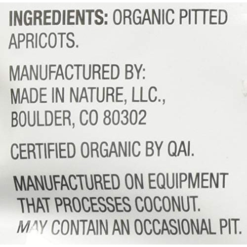 Made In Nature Organic Dried Apricots 16 Oz Pack of 1 - Non-GMO Vegan Dried Fruit Snack