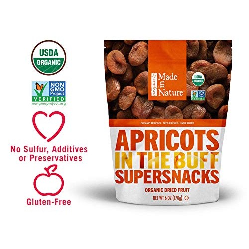 Made In Nature Organic Dried Apricots, 6 Oz