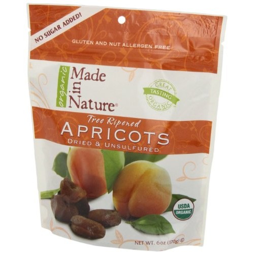 Made In Nature Organic Dried Apricots, 6 Oz