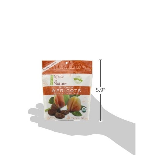 Made In Nature Organic Dried Apricots, 6 Oz