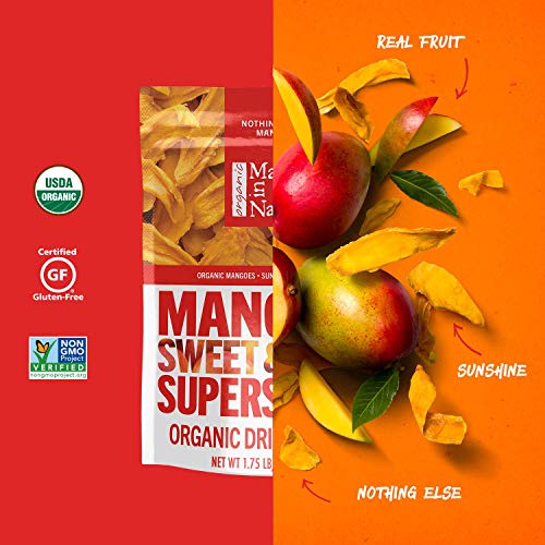 Made In Nature Organic Dried Mangoes, 28Oz - Non-Gmo Vegan Dried