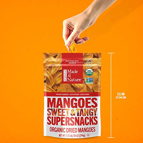 Made In Nature Organic Dried Mangoes, 28Oz - Non-Gmo Vegan Dried