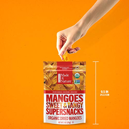 Made In Nature Organic Dried Mangoes, 8 Ounce Pack Of 1 - Non-