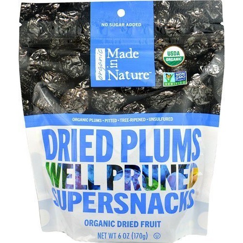 Made In Nature Organic Dried Plums -- 6 Oz - 2 Pc