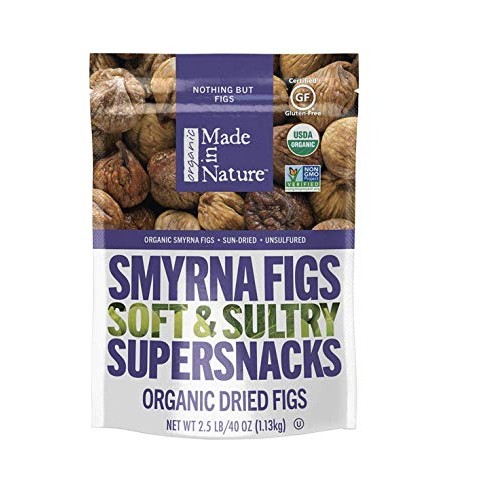 Made In Nature Organic Dried Smyrna Figs, 40 Oz Bag- Non-Gmo Veg