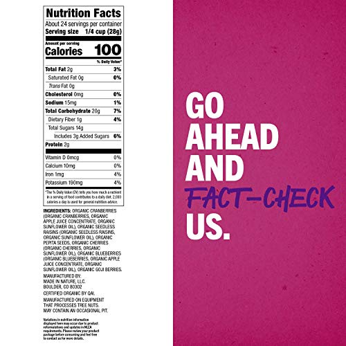 Made In Nature Organic Superberry Fruit Fusion Trail Mix, 24Oz -