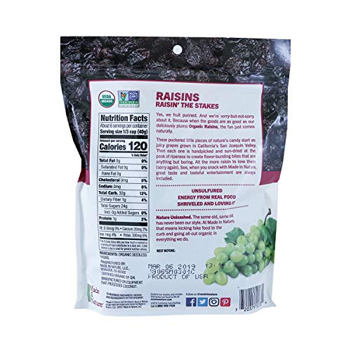 Made In Nature Raisins, 9 Oz