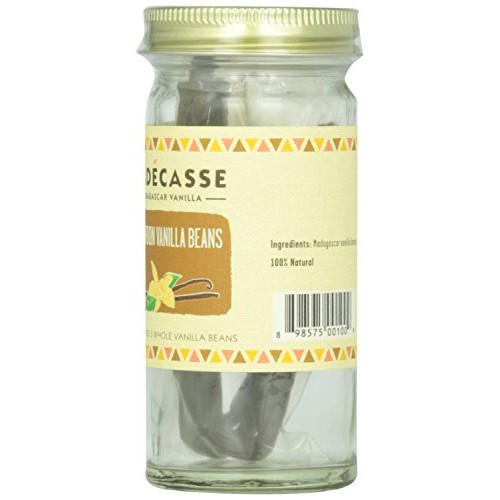 Madecasse Spices Vanilla Beans, 3 Count