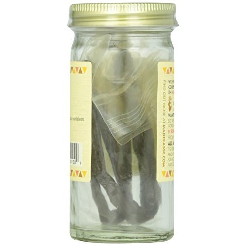 Madecasse Spices Vanilla Beans, 3 Count