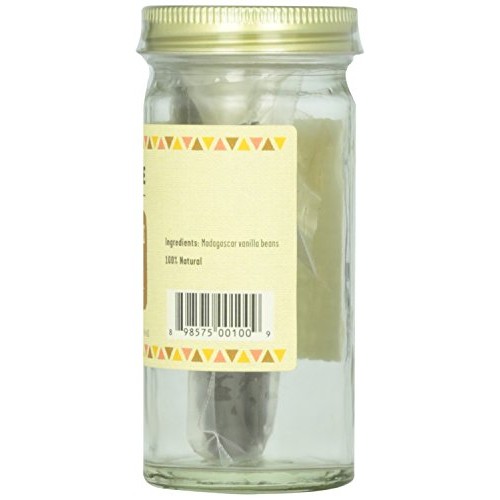 Madecasse Spices Vanilla Beans, 3 Count