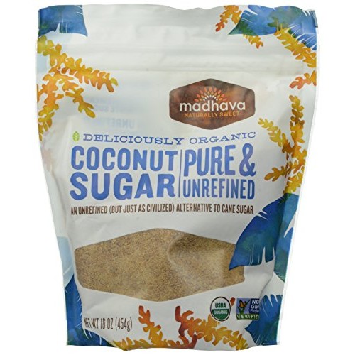 Madhava Agave Nectar, Organic Coconut Sugar, 16 Oz