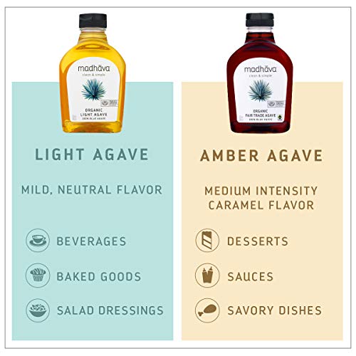 Madhava Naturally Sweet Organic Blue Agave Low-Glycemic Sweetene