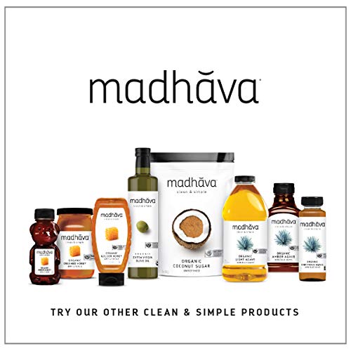 Madhava Organic Amber Agave, 46 Oz. Bottle Pack Of 2 | 100% Pu