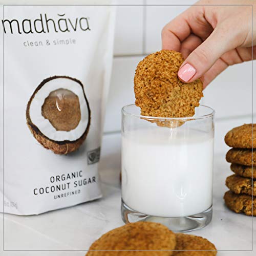 Madhava Organic Coconut Sugar 16 Oz. Bag Pack Of 3 | Natural S