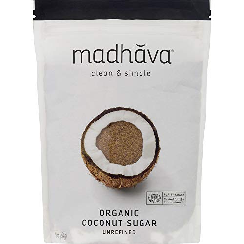 Madhava Organic Coconut Sugar 16 Oz. Bag Pack Of 3 | Natural S