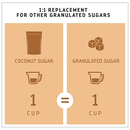 Madhava Organic Coconut Sugar 16 Oz. Bag Pack Of 6 | Natural S