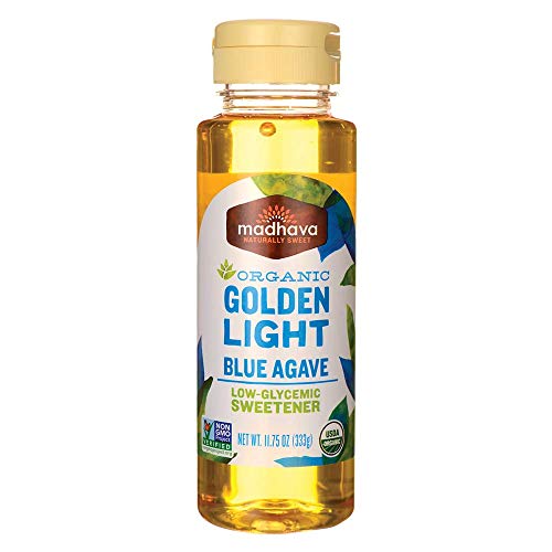 Madhava Organic, Golden Light Blue Agave, Neutral Mild Flavor, 1