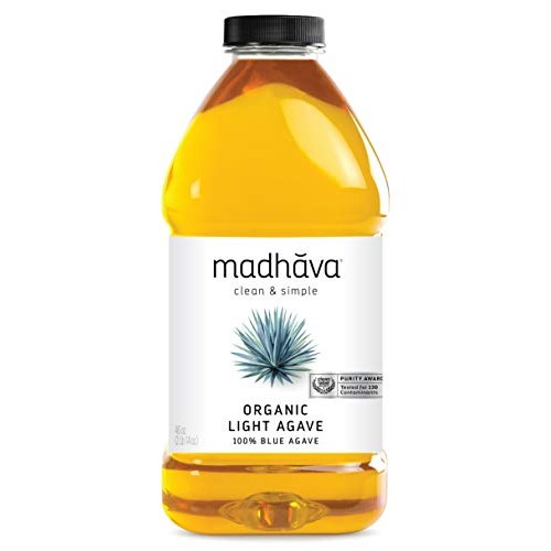 Madhava Organic Light Agave, 46 Oz. Bottle Pack Of 2 | 100% Pu