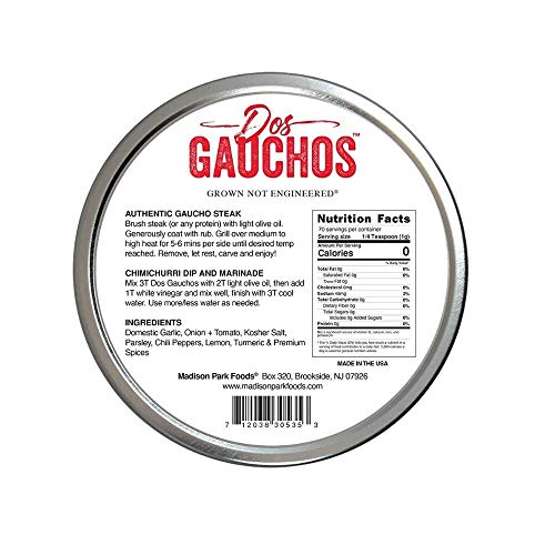 Madison Park Foods - Dos Gauchos Steak Rub | Premium Argentine C