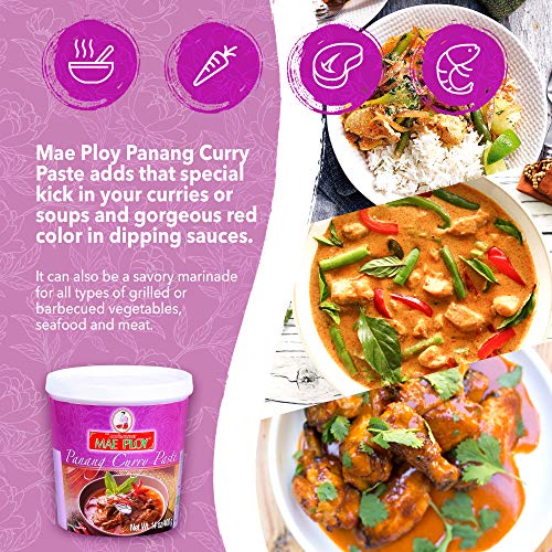 Mae Ploy Panang Curry Paste, Authentic Thai Panang Curry Paste F