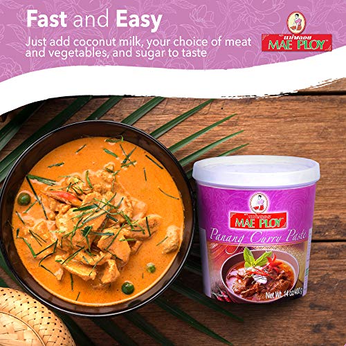 Mae Ploy Panang Curry Paste, Authentic Thai Panang Curry Paste F