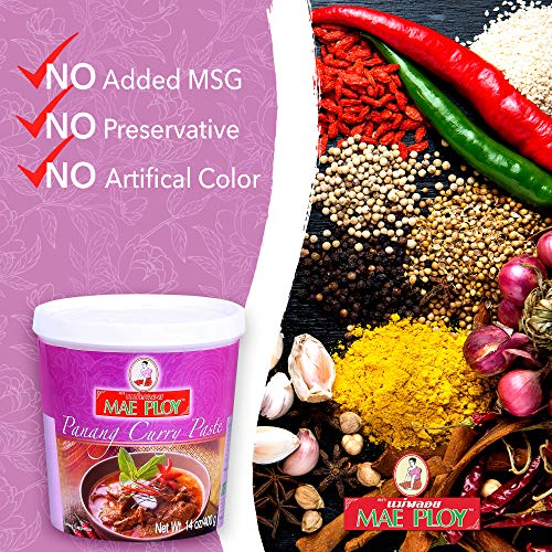 Mae Ploy Panang Curry Paste, Authentic Thai Panang Curry Paste F