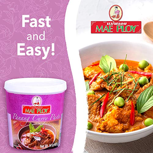 Mae Ploy Panang Curry Paste, Authentic Thai Panang Curry Paste F