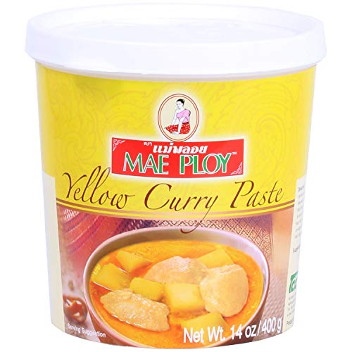Mae Ploy Thai Yellow Curry Paste for Restaurant-Quality Curries,...