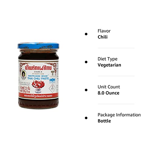 Mae Pranom Thai Chili Paste 8oz. M Thai Food Cooking Product o...