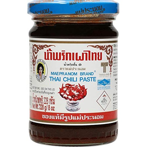 Mae Pranom Thai Chili Paste 8oz. M Thai Food Cooking Product o...