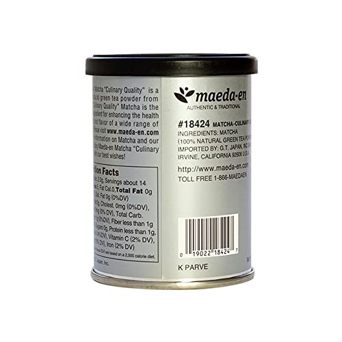 MAEDA-EN Culinary Matcha Green Tea Powder 28g Japanese Origin 10...