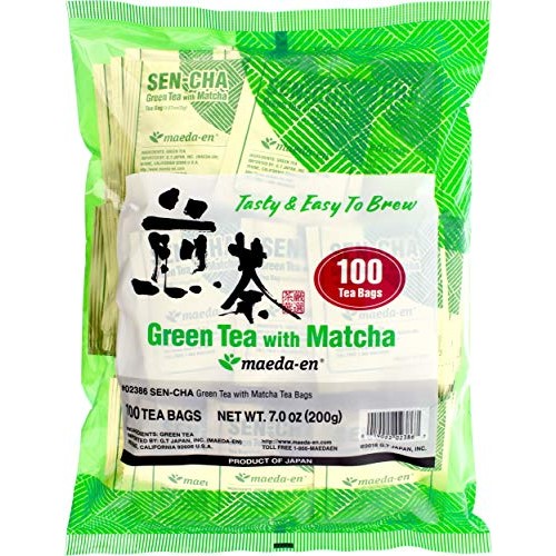 Maeda Sencha Green Tea, 100-Count, 7-Ounces Bag.