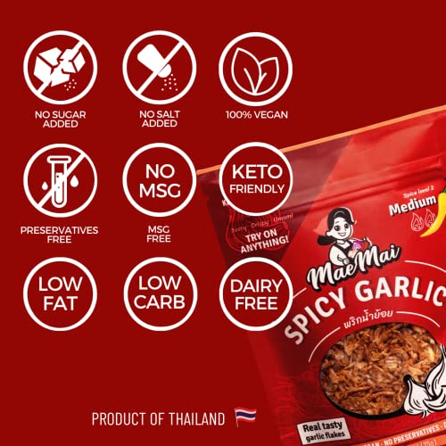 MaeMai Crispy Onions & Garlic Flakes - Keto, Healthy Seasoning, ...