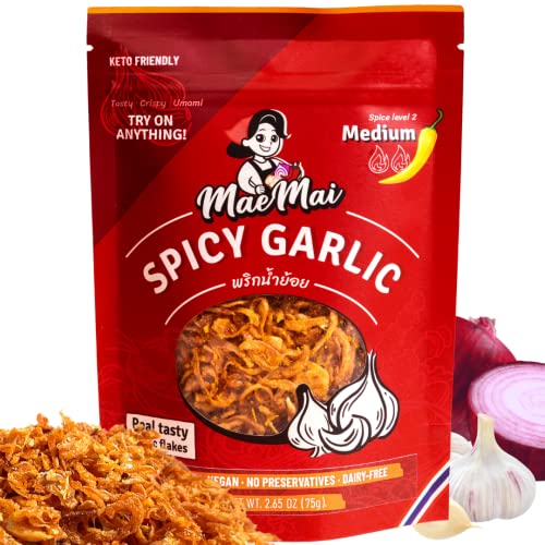MaeMai Crispy Onions & Garlic Flakes - Keto, Healthy Seasoning, ...