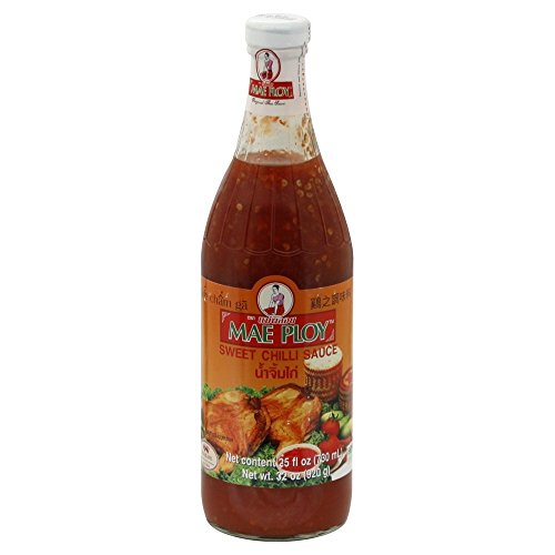 Mae Ploy Brand Chili Sweet Sauce, 25Oz Glass Bottle