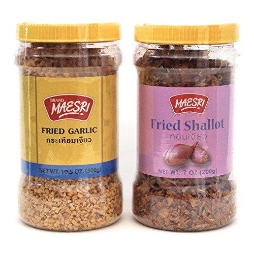 Maesri Fried Shallot &Amp; Fried Garlic Combo Pack | Ingredient &Amp; Ga